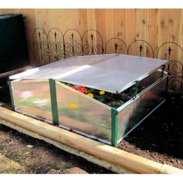 Exaco Trading Co. Easy-Fix Double Cold-Frame, 48"L x 40"W x 16"H CF 120/100